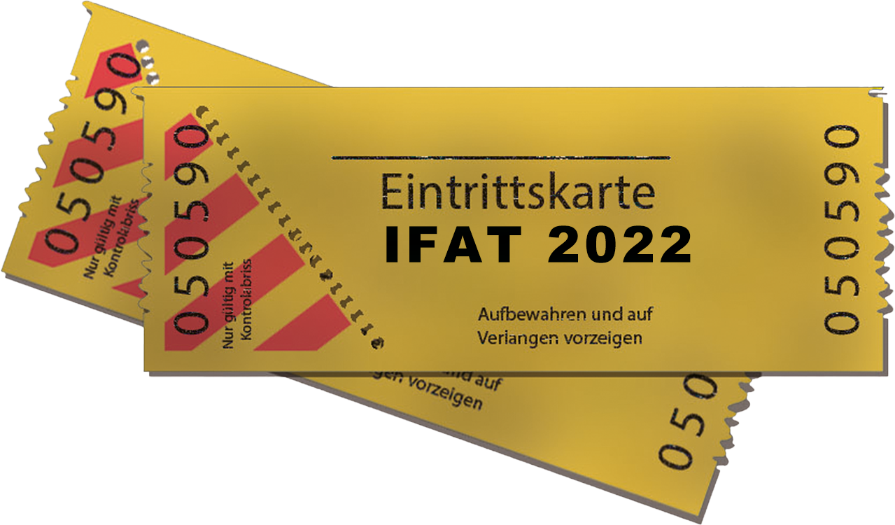 IFAT 2022 Tagesticket jetzt sichern!